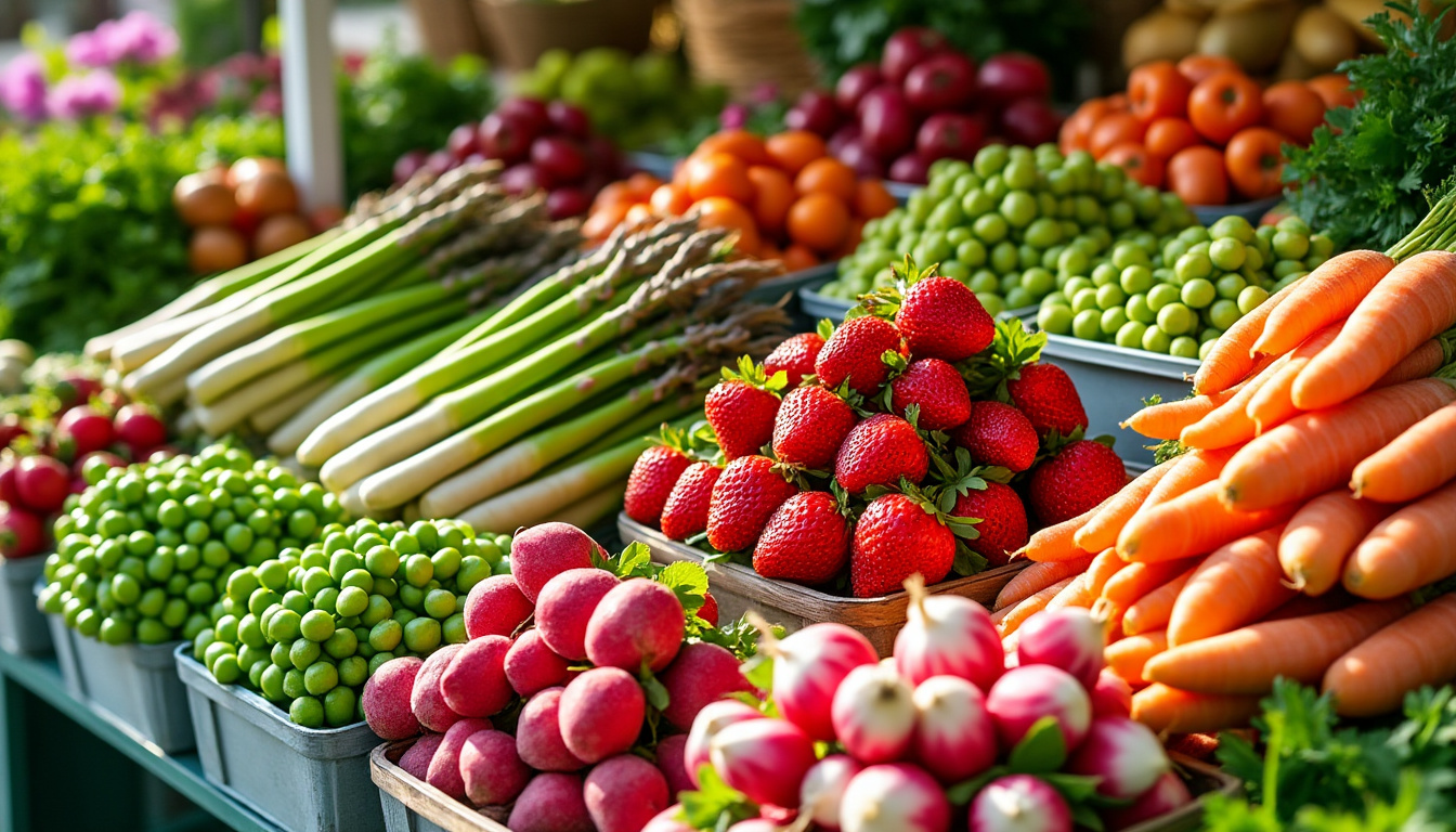 découvrez les fruits et légumes de mai incontournables pour profiter pleinement des saveurs fraîches et de saison ce printemps.