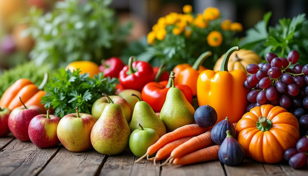 dĂ©couvrez les fruits et lĂ©gumes de septembre pour une rentrĂ©e saine et Ă©quilibrĂ©e. choisissez des produits frais et de saison pour booster votre Ă©nergie et votre bien-ĂȘtre.
