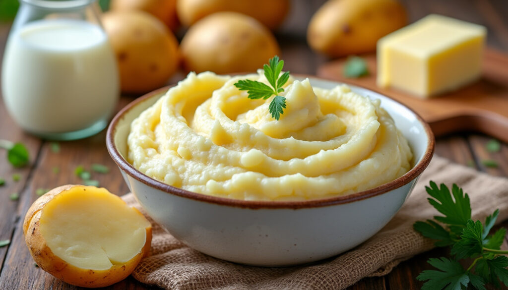 découvrez une recette facile et rapide pour préparer une délicieuse purée mousline maison, idéale pour un repas savoureux et réconfortant en quelques minutes.