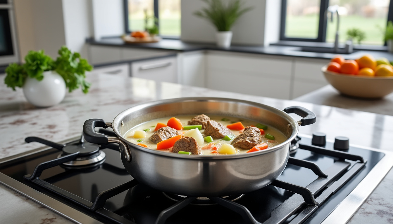 découvrez une recette simple et rapide de blanquette de veau au cookeo, pour un plat savoureux et réconfortant à partager en famille.