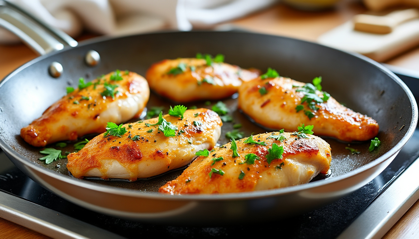 découvrez nos astuces simples et rapides pour réussir parfaitement des aiguillettes de poulet à la poêle, pour un repas savoureux et léger.