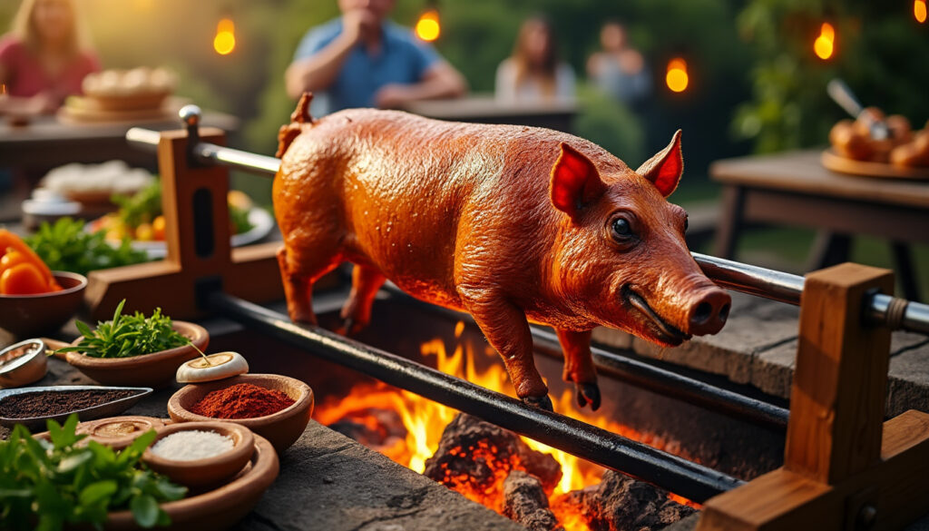 découvrez nos conseils pour réussir la cuisson du cochon de lait à la broche et préparer un repas festif savoureux et convivial. astuces de préparation, temps de cuisson et étapes clés pour un résultat parfait.