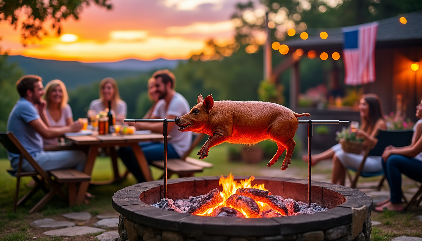 découvrez nos conseils et astuces pour réussir parfaitement la cuisson du cochon de lait à la broche et régaler vos invités lors de votre repas festif.