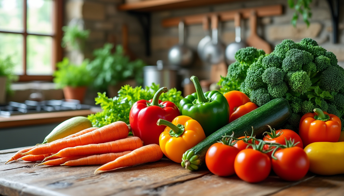découvrez comment cuisiner toute l'année en utilisant chaque légume de saison pour des repas savoureux et frais.