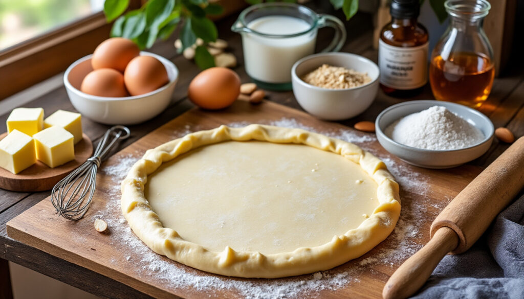 découvrez les ingrédients essentiels et les secrets pour réussir une délicieuse galette frangipane traditionnelle, étape par étape.