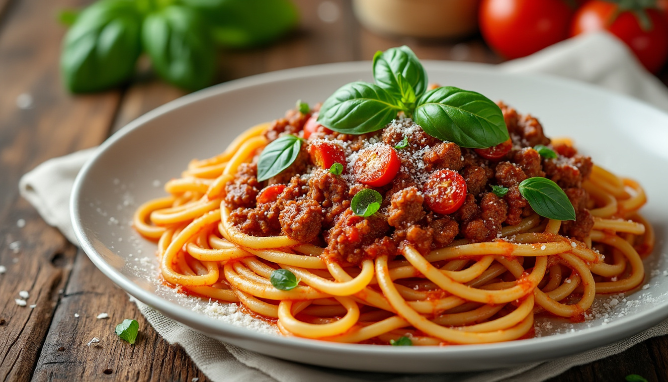 découvrez comment préparer facilement des spaghetti bolognaise maison, un classique incontournable de la cuisine italienne aux saveurs authentiques.