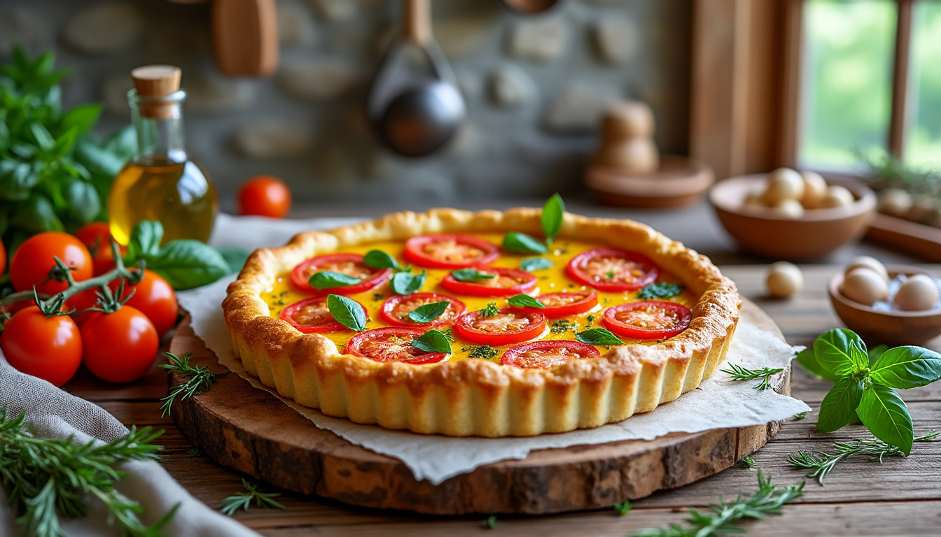 découvrez la préparation pas à pas d'une délicieuse tarte tomate moutarde, idéale pour un repas simple et savoureux. suivez notre recette facile pour un résultat gourmand garanti.
