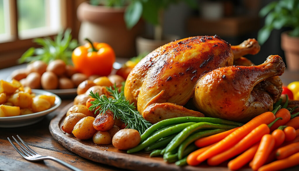 découvrez quels légumes choisir pour accompagner parfaitement un poulet rôti et sublimer votre repas avec des saveurs équilibrées et gourmandes.