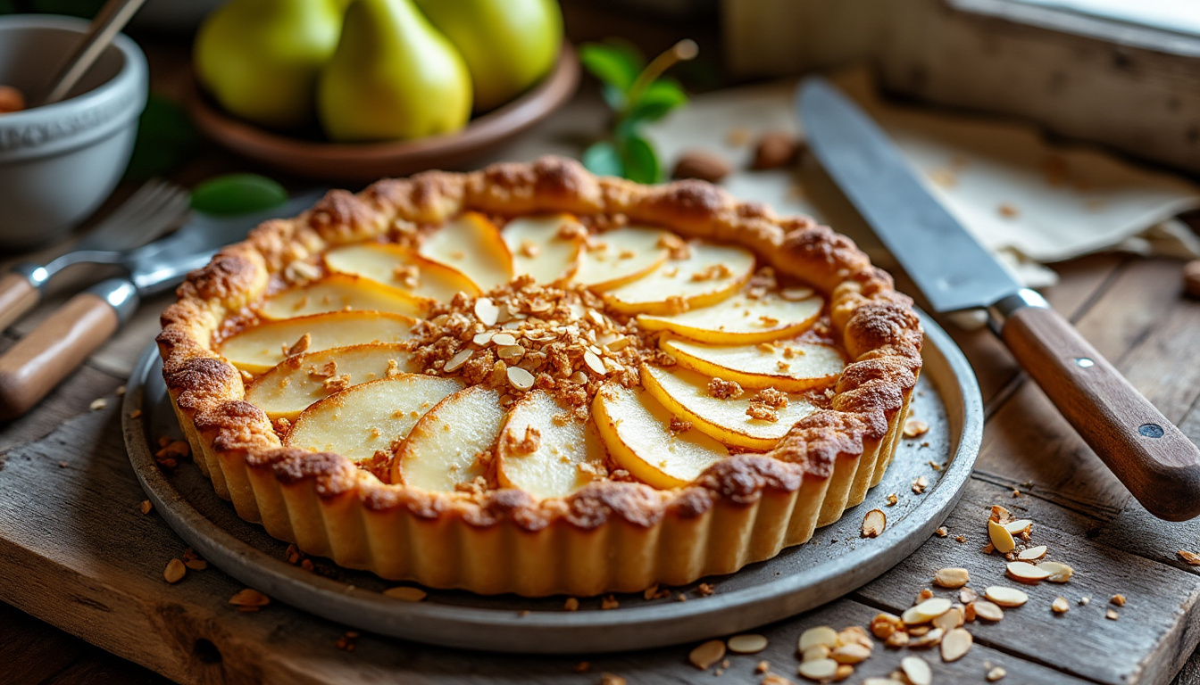découvrez nos astuces infaillibles pour réussir à tous les coups une délicieuse tarte poire amandine, moelleuse et gourmande, parfaite pour toutes les occasions.