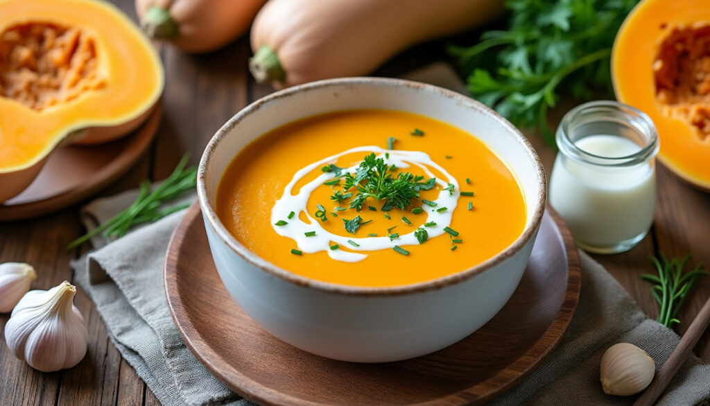 découvrez les secrets de chef pour réussir un velouté de butternut onctueux et savoureux, parfait pour réchauffer vos repas avec gourmandise.
