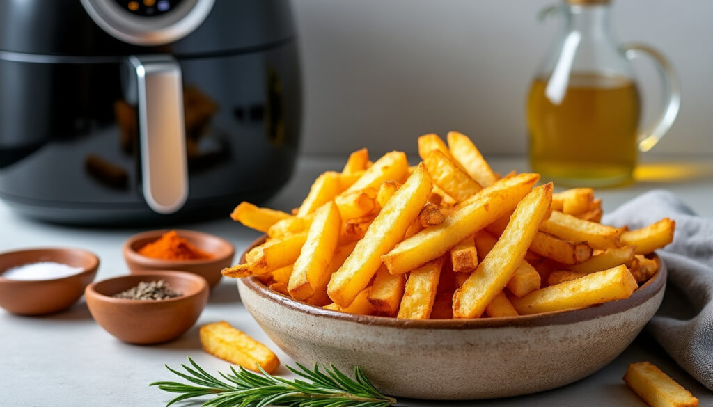 découvrez le temps de cuisson idéal et nos astuces pour réussir des frites croustillantes et savoureuses à l'air fryer à chaque fois.